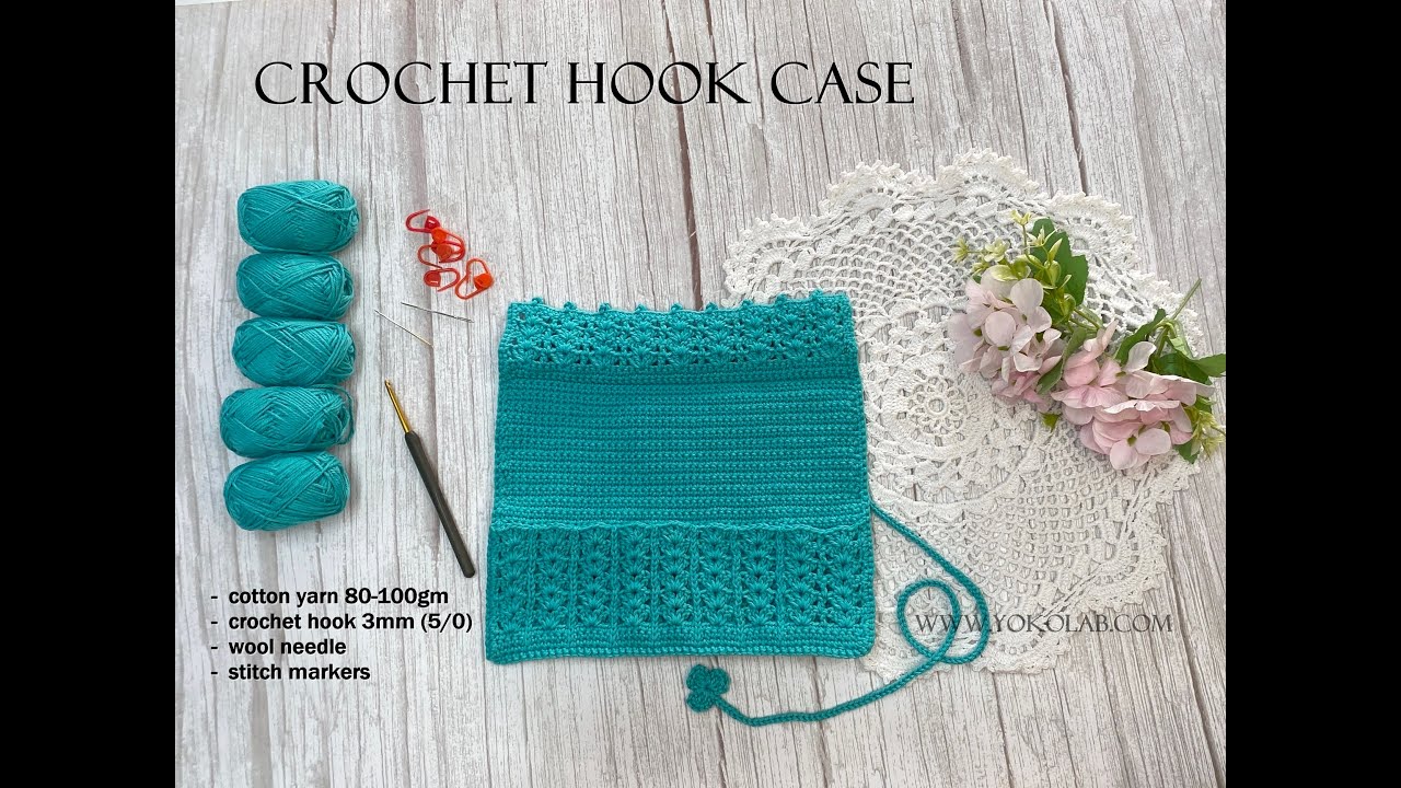 DIY | 鉤針收納袋 crochet hook case 製作