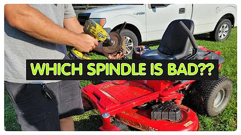 QUICK AND EASY MOWER SPINDLE TEST