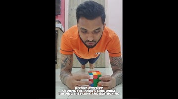 Record Attempt | Solving the Rubik