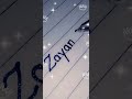 Zayan name  zayan name art status shinesparkle ytshorts