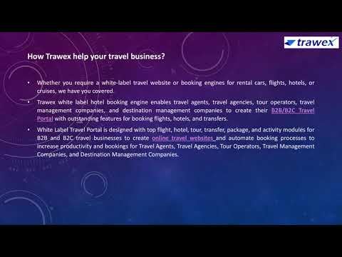 White Label Travel Booking Engine | Trawex