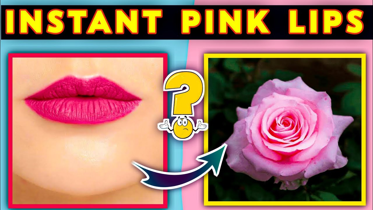 Pink Lips Naturally at Home Lips ko Pink Kaise kare in Hindi YouTube