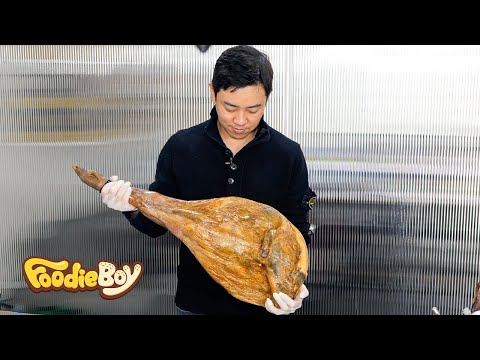 국내산 돼지로 만든 하몽 / 2 years of <strong>aging</strong>! Korean jamong / 서울 서초구 하모하몽