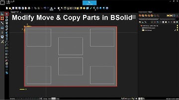 How to Use Modify, Move & Copy Tools in BSolid | CAD/CAM Editing Tutorial / jk design studio
