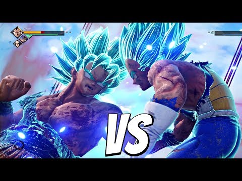 JUMP FORCE - Goku SSB Kaioken vs Vegeta SSB 1vs1 Gameplay (PS4 Pro)