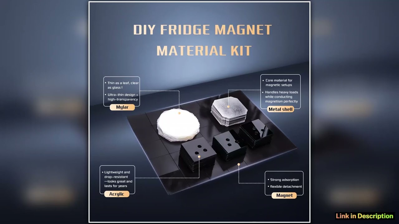 2025 hot sale 1000sets 5050mm Square Photo Fridge Magnet Materials Comfort Edition