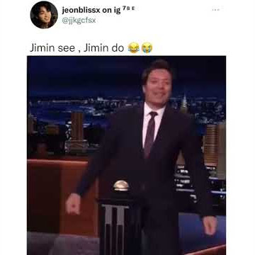 jimin see , jimin do is so funny || Annyeong armys