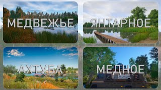 Рыбалка на карповых водоёмах | Медвежье, Янтарное, Медное, река Ахтуба | Стрим русская рыбалка 4