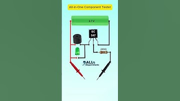 All Electronics Component Tester with Buzzer #Shorts
