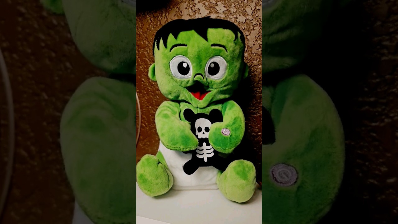 Baby Frankenstein does the ASMR Challenge #halloween #asmr #asmrsounds