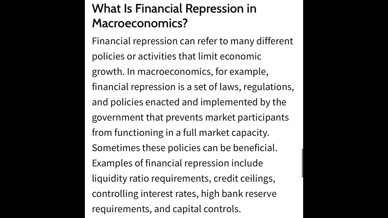 NBLM-Financial Repression