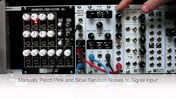 MST Noise / Sample & Hold / Track & Hold Eurorack Module Video Demo - Synthrotek
