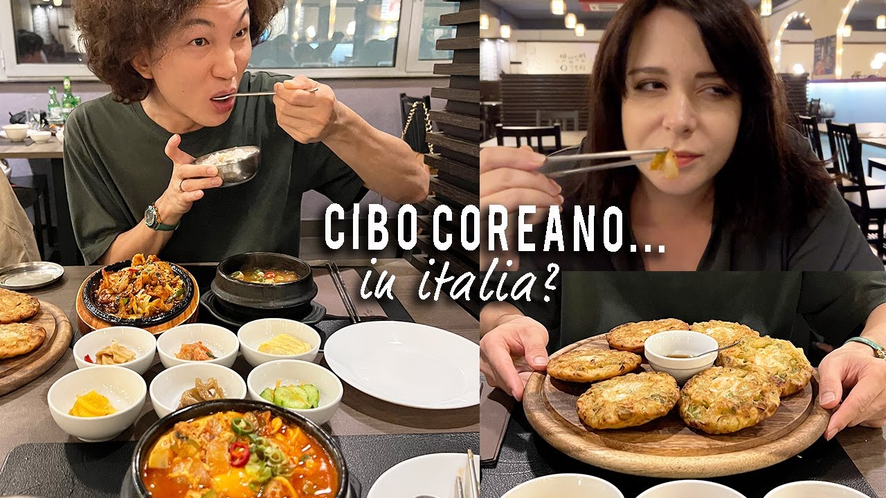 Coreano prova il CIBO COREANO IN ITALIA per la prima volta 🤭