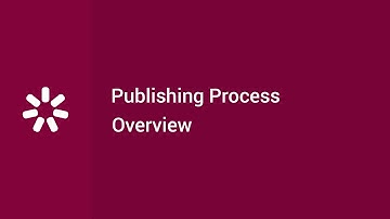 Publishing Process Overview