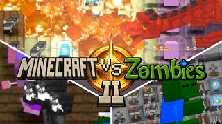 "Minecraft vs Zombies 2" by Cuerzor | Full Gameplay (Difficulty: Hard)