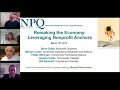 Remaking the Economy: Leveraging Nonprofit Anchors