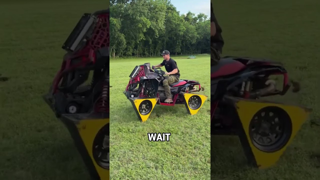 Insanely Fast Triangular Car