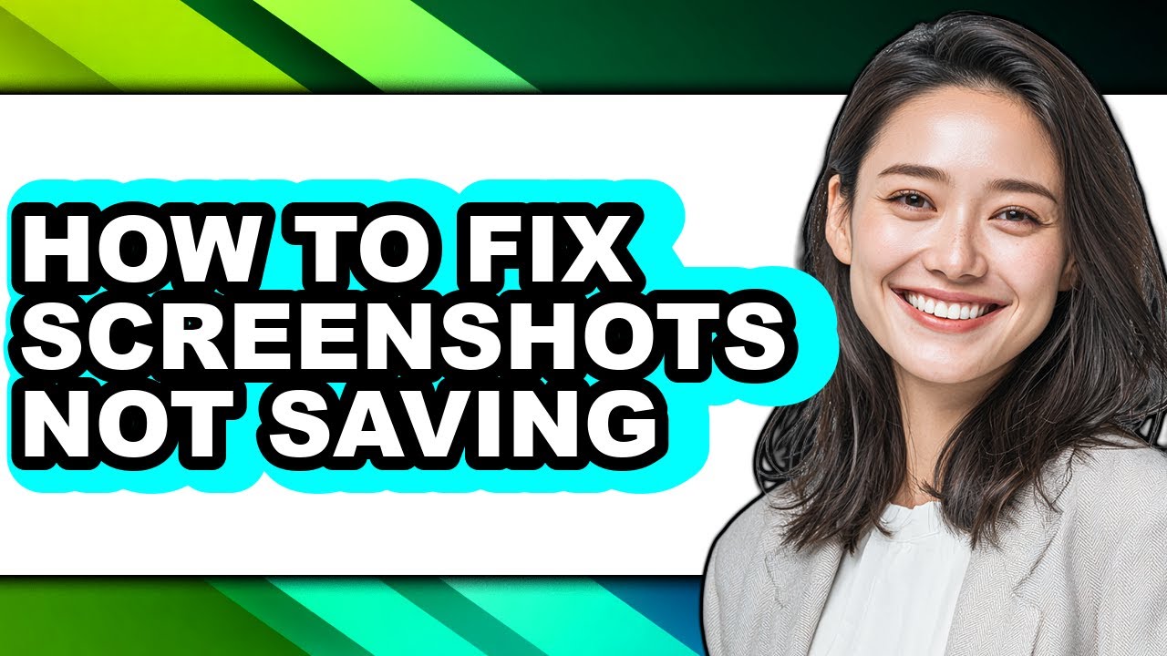 How to Fix Screenshots Not Saving (easy Method) - YouTube