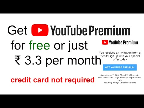 How to get Youtube premium for just rs 10 without using any card