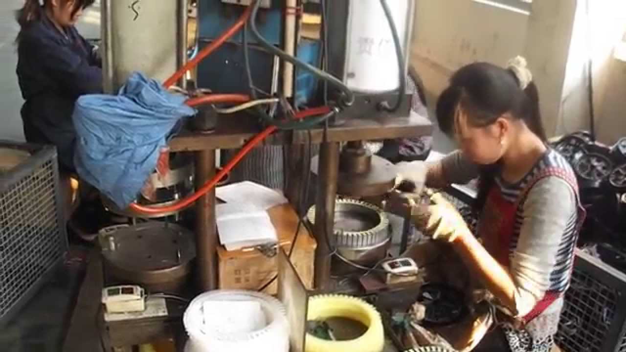 slinky stator lamination line