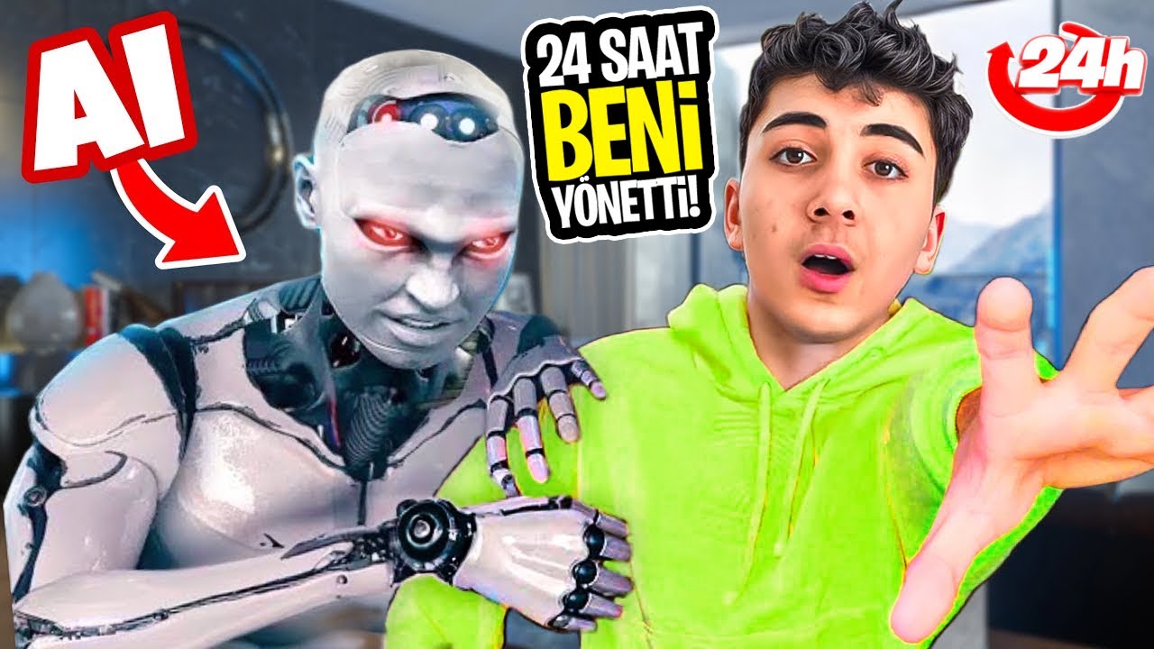 ELİF SİNEM İLE YAPAY ZEKA 24 SAATİMİZİ YÖNETTİ ‼️YAPAY ZEKA ÇILDIRMIŞ ‼️@elifsinemtv 