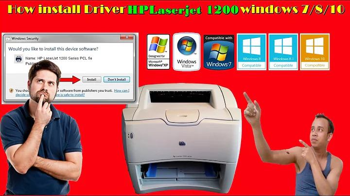 How to install hp laserjet 1200 windows 7 8 8 1 10