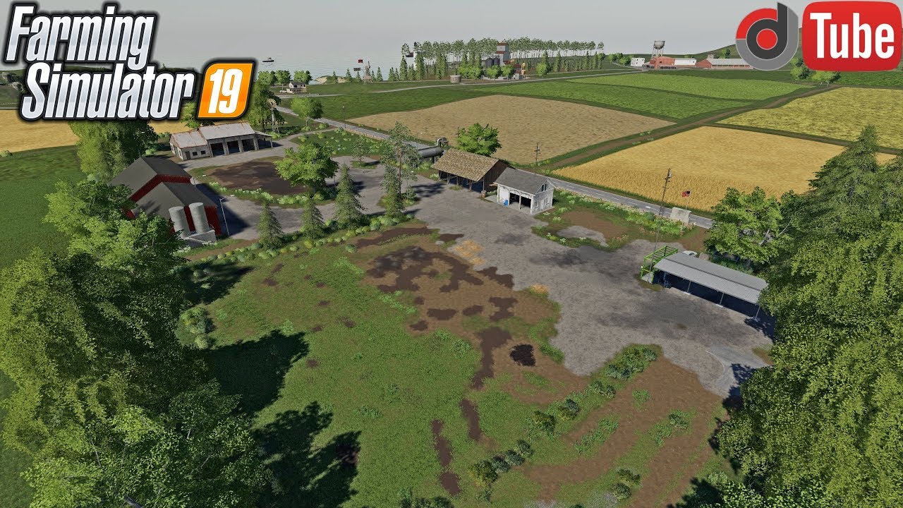 Building Custom Farm Yards On Minibrunn & New Woodshire! | Farming Simulator 19