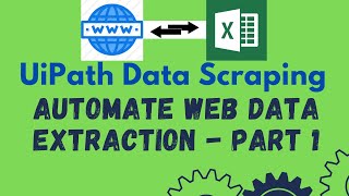 UiPath Tutorial 26 - Automate Web Data Extraction | Data Scraping | Extract Structured Data | Part 1