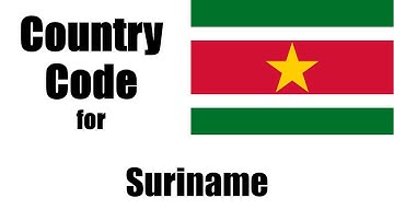 Suriname Dialing Code - Surinamese Country Code - Telephone Area Codes in Suriname