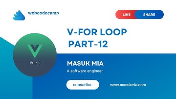 vue js 3   v-for loop part 12