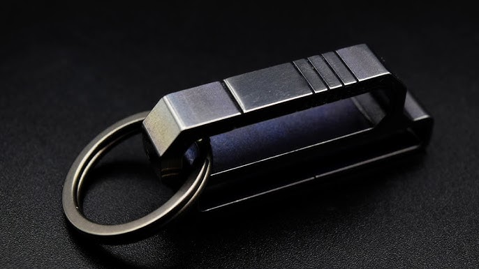 BANG TI Titanium Gear Side-Pushing Keyrings and Quick Release