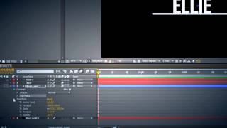 After Effects • Flip Around Text Effect • Tutorial