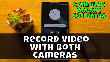 How To Record Video With Both Cameras (DUAL RECORD) On Samsung Galaxy S24 Ultra
