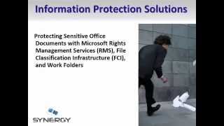 Protecting Data at Rest Using File Classification Infrastructure and Work Folders