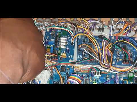 DIY analog synth project (Thankensteiner VCF PCB improved (but not perfect keytracking )