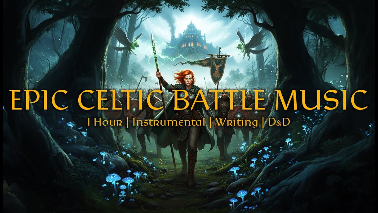 Epic Celtic Battle Music for Writing & D&D 🏹 1 Hour Instrumental ...