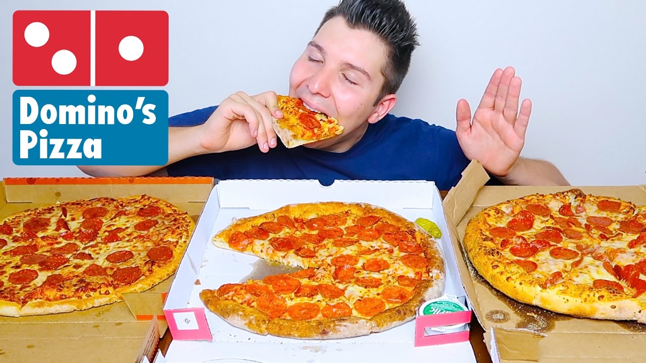 Domino's Pizza • MUKBANG YouTube