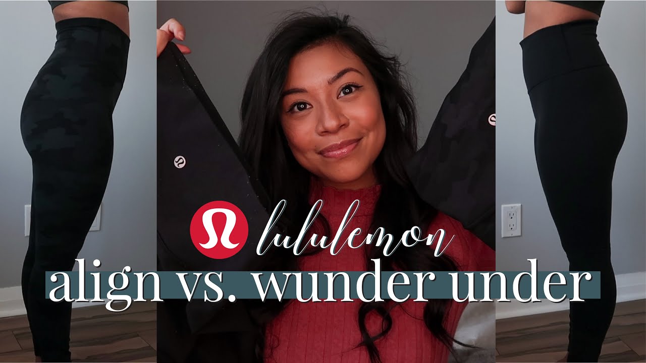 Lululemon Align vs Wunder Under Leggings Comparison/Try-On Review