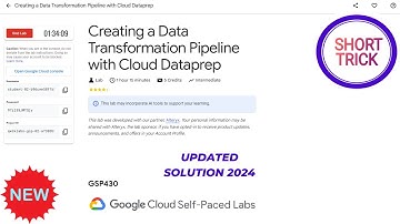 Creating a Data Transformation Pipeline with Cloud Dataprep || 2024 || #GSP430 #qwiklabs