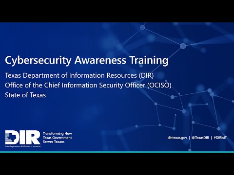 Cybersecurity Awareness Training