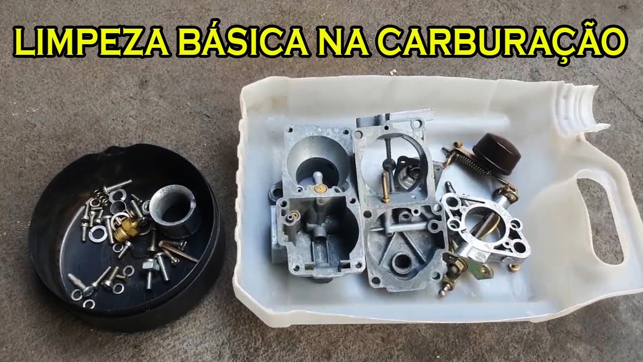REVISÃO FUSCA ITAMAR  PT2 - LIMPEZA BÁSICA NA CARBURAÇÃO!