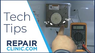 Testing Resistance of Mold Heater in Ice Maker  Tech Tips from Repair Clinic