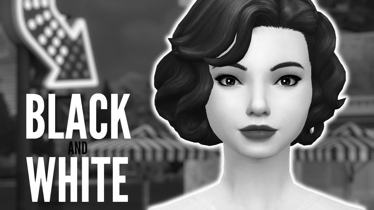 Black And White Challenge Sims 4