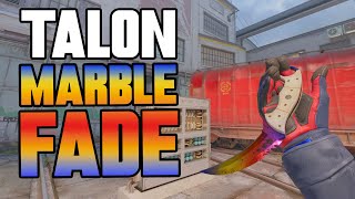 ★ CS2 Talon Knife Marble Fade (FACTORY NEW) | CS2 Knife Gameplay
