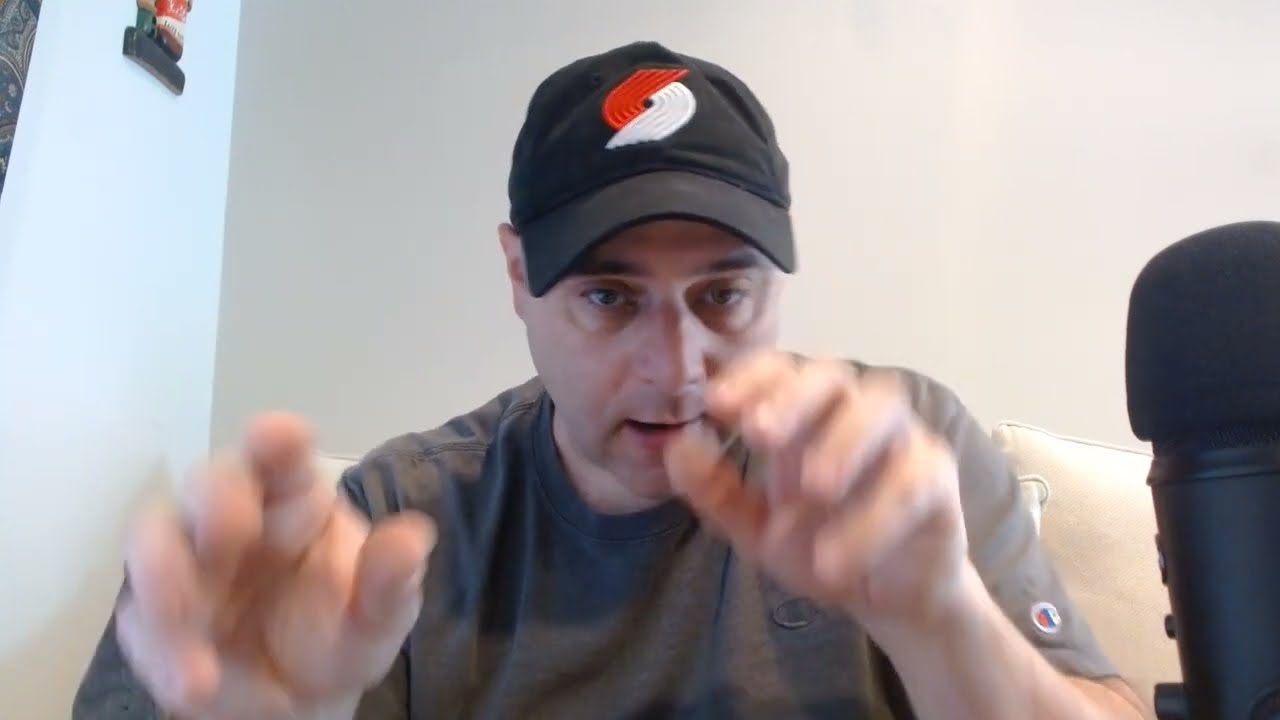 ASMR Gum Chewing and Hand Motions