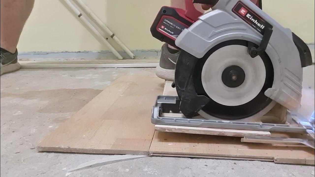 How to cut tile with a brushless circular saw and diamond blade Einhell