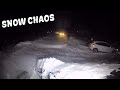 Plow Truck vs. Snow Storm in the Swedish forest (huge amount of snow)