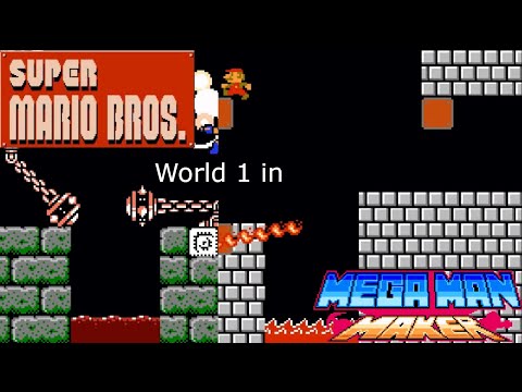 Super Mario Bros World 1 Recreated In Mega Man Maker 