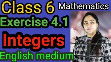 Class 6, Mathematics, Exercise 4.1, Integers, PSEB