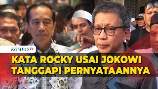 Kata Rocky Gerung Usai Jokowi Respons Pernyataannya yang Diduga Menghina